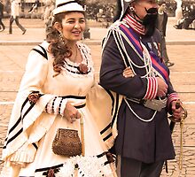 Old age couple by Sunil Bhardwaj
