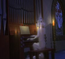 Ghost Playing Organ by SeaSerpent