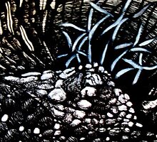 HEART OF STONE - Drawing by Sonya Smith