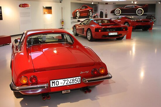 Ferrari Dino GT Galleria Ferrari Maranello Italy by Igor Pozdnyakov