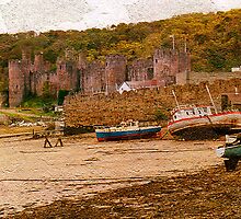 Conwy Castle and the West Bank by Kelvin Hughes