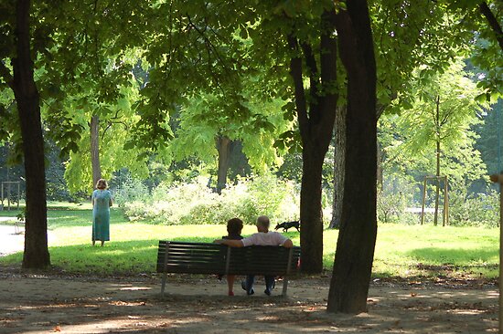 Bench With People