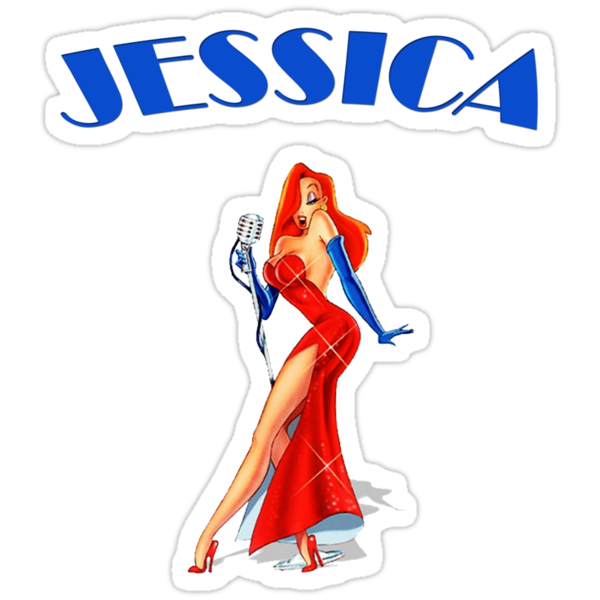 Jessica Rabbit Stickers By Edzemo Redbubble 1282