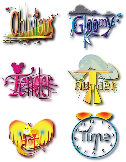 quot creative word designs quot by roycexa redbubble creative words design
