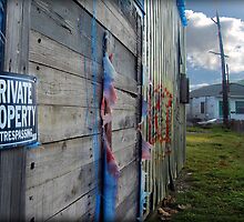 Private Property at Abandoned House by francierose
