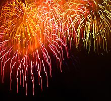 New years eve fireworks by Doug Cliff