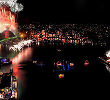 Sydney new years eve from the 47th floor by scottsphotos