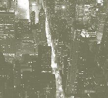 Empire State Building view by wichwetyl