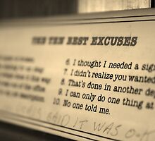 The Best Excuses by Sarah Bonham