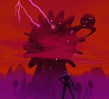 Giant Energy Gathering Tower by mdkgraphics