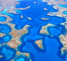 Aerial Abrolhos by Kerryn Benbow