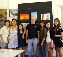 almeida coval with some students of art by Almeida Coval