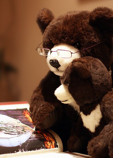 Teddy Reading Book