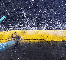 waiting for a cab at the grocery store by Bruce Miller