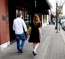 Kate and Nathan walk by JulieSaunders
