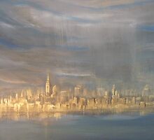 After the Rain- NYC view from Sandy Hook by Yianni Digaletos