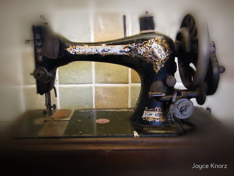quot old things old singer sewing machine quot by joyce knorz redbubble quot old things old singer sewing machine quot by joyce knorz redbubble