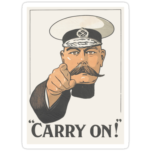 Lord Kitchener Orders You to Carry On T Shirt by simpsonvisuals