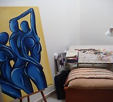Photo from my Art Studio by Leni Kae