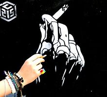 Banksy Smoking. by katielovesphoto