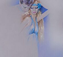 "Der Traum" Pastel Pencil Artwork by Sara Moon