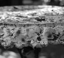 Old iron table - permament fixture @ empire bay by druid
