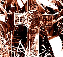 A Cross in the Garden by kaitonthekeys