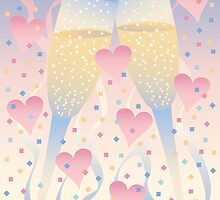 Champagne Celebration by Lisann