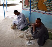 Alabaster workers by desertman