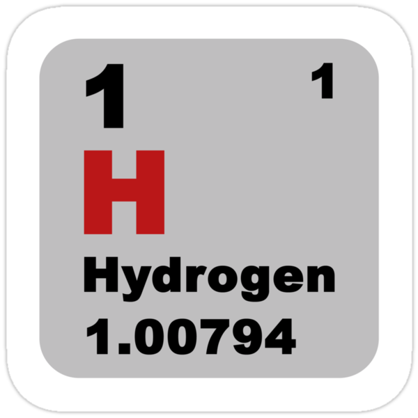 periodic table hydrogen atomic number