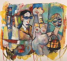''Love Child'' oil on paper 24'' x 30'' $ 1200 original by Pierre Huot