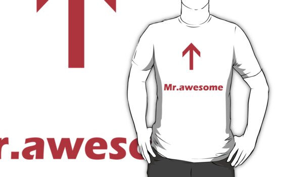 mr awesome shirt