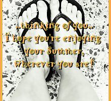 Summer greetings Friend by Stacey Dionne
