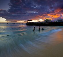 Basking in glowing embers by Ken Wright