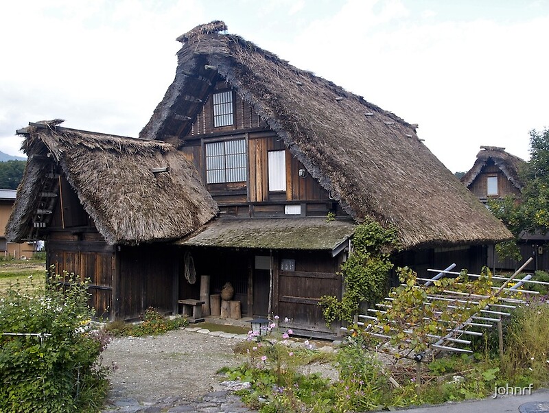  Traditional Japanese house  by johnrf Redbubble