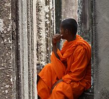 Cambodian contemplation by JulieKyte