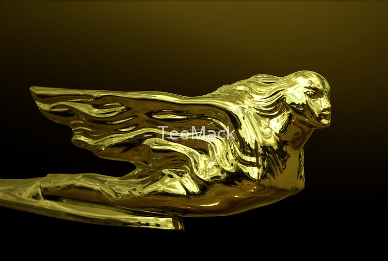 "1940 Cadillac "Winged Woman" Hood Ornament" by TeeMack Redbubble