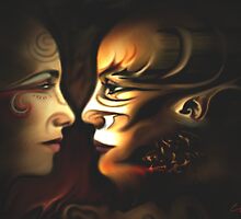 Anticipation d'un baiser by collin