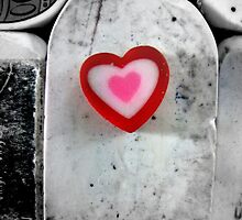 heart shaped eraser by Leeanne Middleton