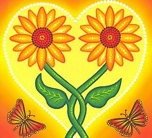 sunflower eternal love by Elspeth McLean
