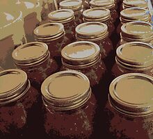 Canned Tomatoes All in A Row by teresa731