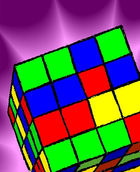 Multi Coloured Cube