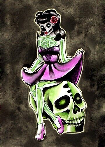 Pin Up Skeleton