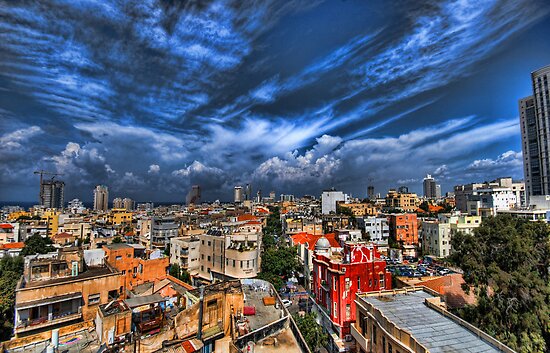 Tel Aviv first rain by Ronsho Tel Aviv first rain by Ronsho