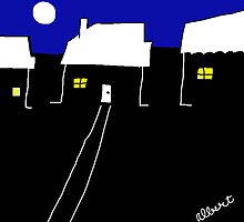 A nice night in suburbia by Albert