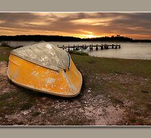 yellow tinny by kevin chippindall