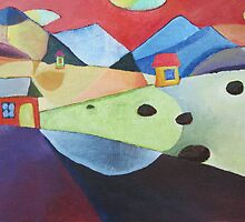 Hills of the Unconscious Number Two - Geometries of Whimsy and Nod by cmnathan