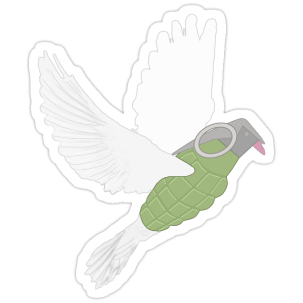 War and Peace Dove Grenade by theamorousclam