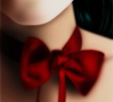 Dark Red Love-Knot by Damienne Bingham