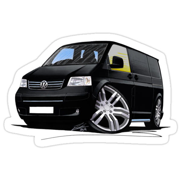 VW T5 Sportline Van Black by Richard Yeomans